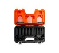Bahco Impact Socket Set D-DD/S20 - 20-Piece Metric 1/2in Drive (Deep & Standard Hex)