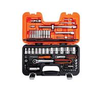 Bahco Metric Socket And Bit Set 56 Piece 1/4 & 1/2in Drive Bi Hex Boxed S560