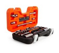 BAHCO S330 Socket Set of 34 Metric 3/8in Drive + 1/4in Bits + Sparkplug Sockets