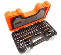 Bahco Metric Socket & Bit Set 1/4"D Dynamic Drive 46 Piece With Hex & Torx S460