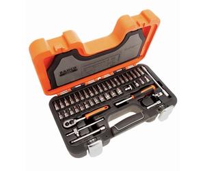 Bahco Metric Socket & Bit Set 1/4"D Dynamic Drive 46 Piece With Hex & Torx S460