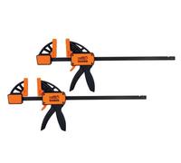 Bahco Qc-150A-2P High Resistance Quick Clamp Twin Pack 150mm Bahqc150A2P