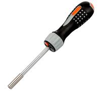 Bahco 808050L 1/4" Bit Holder LED Light Ratcheting Screwdriver x6 Pcs