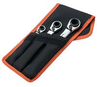 Bahco S4RM Twin Ended Reversible Ring Bi-Hex Ratchet Spanners, All Sizes & Sets