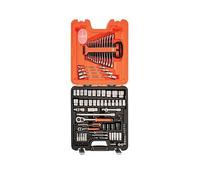 Bahco S106 1/4In &1/2In Drivesocket & Spanner Set, 106 Piece One Colour