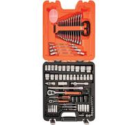 Bahco S106 Socket & Spanner Set of 106 AF & Metric 1/4 & 1/2in Drive BAHS106