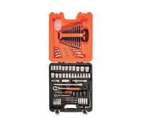 Bahco S106 Socket & Spanner Set Of 106 Af & Metric 1/4 & 1/2In Drive Bahs106