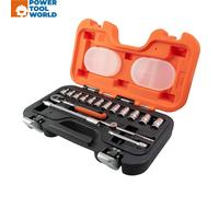 Bahco S160 S160 Socket Set 16-Piece 1/4-Inch Drive