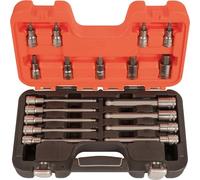 Bahco S18HEX Ball Hex Bit Socket Set 18 Piece | 1/2in Drive | 18 piece ball hex socket set | Short and long sockets | High-performance alloy steel | Durable carry case