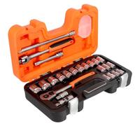 Bahco S240-SPL 24 Piece 1/2″ Drive Socket Set with Metric Spline Profile