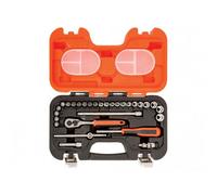 Bahco S290 1/4In Drive Socket Set, 29 Piece Multi Colour (One Size)