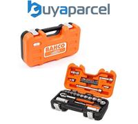 Bahco S330 34 Piece Ratchet Socket Set 1/4" & 3/8" Drive Bahs330 Xms24Ss38