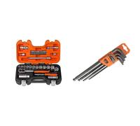 Bahco S330 Socket Set 34 Piece 1/4 and 3/8 Square