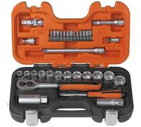 Bahco S330 Socket Set 34 Piece 1/4 and 3/8 Square
