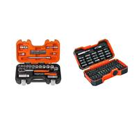 Bahco S330 Socket Set 34 Piece 1/4 and 3/8 Square