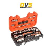 BAHCO S330 Socket Set of 34 Metric 3/8in Drive + 1/4in Bits + Sparkplug Sockets