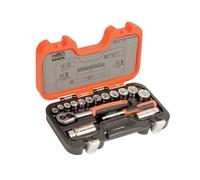 Bahco S330 34 Piece Ratchet Socket Set 1/4" & 3/8" Drive Bahs330 Xms24Ss38