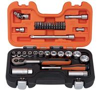 Bahco S330AF Socket Set, Multi-Colour, 1/4 Plus 3/8-Inch