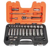 Bahco S330L Socket Set of 53 Metric 3/8in Deep Drive + 1/4in Acces...