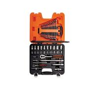 Bahco S410 1/4in 1/2in Drive Socket Spanner Set 41 Piece Heavy Duty Pro