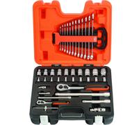 Bahco S410 Socket & Spanner Set of 41 Metric 1/4in & 1/2in Drive
