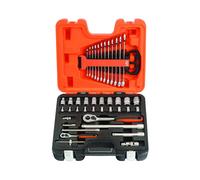 Bahco S410 Socket & Spanner Set of 41 Metric 1/4in & 1/2in Drive