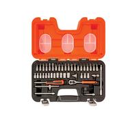 Bahco S460 1/4in Drive Socket Set, 46 Piece