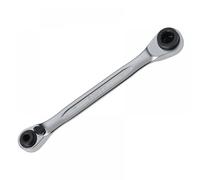 Bahco S4RM-4-7 4-5 Plus 6-7 mm Quadruple Ratchet Wrench Set, Silver