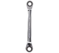 Bahco S4RM-8-11 Ratchet Wrench Double Flat, 8 mm/9 mm/10 mm/11 mm