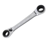 BAHCO S4RM Twin Ended Reversible Ring Bi-Hex Ratchet Spanners, All Sizes & Sets