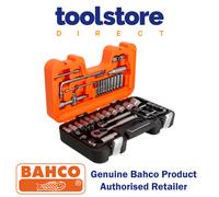 Bahco S560MH 1/4" & 1/2" Square Drive Socket Set with Metric Bi-Hex Profile 56pc