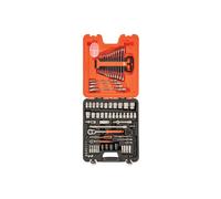 Bahco S87+7 94 Piece 1/4" & 1/2" Drive Metric Socket & Combi Spanner Set Kit