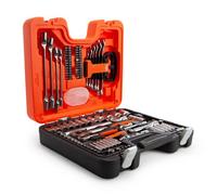 Bahco S910 Socket And Spanner Set 92 Metric And Af 1/4 And 1/2In Drive Bahs910