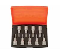 Bahco S9TORX 9 Piece 1/2" Drive Torx Bit Socket Set T20-T60