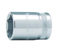 Bahco SB7400SM-22 6 Edge Socket Wrench Insert, Silver, 22 mm