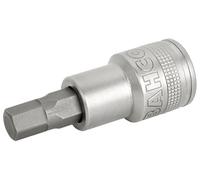 Bahco SB7809M-10 6 Edge Inside Screwdriver Socket, Silver, 10 mm 1/2-Inch
