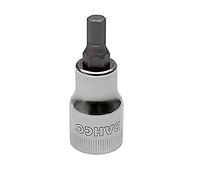 Bahco SB7809M-8-120 6 Edge Long Inside Screwdriver Socket, Silver, 8 mm 1/2-Inch