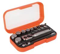 Bahco SBS13MC10.5 1/4in Drive Socket Set, 13 Piece