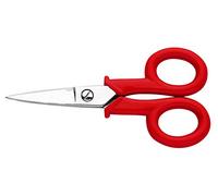 Bahco SC140 Electrician Scissors with 48 mm Cutting Length, Silver/red, 140 mm