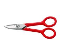 Bahco SC150NG Electrician Scissors with 38 mm Cutting Length, Silver/red, 150 mm