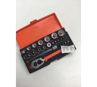 Bahco SL25 1/4" Drive 25 Piece Metric Drive Ratchet Socket Screwdriver Bit Set