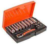 BAHCO SL25L 1/4 SOCKET SET - DEEP 37PC