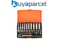 Bahco SL25L Deep Drive Socket Set 37 Piece Metric 1/4in BAHSL25L