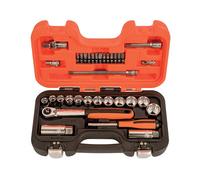 Bahco Sl34 Sl34 3/8In Drive Socket & Mech Set 34 Piece Bahsl34