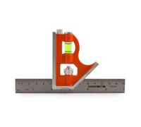 Bahco Sliding Combination Square 150mm 45 and 90 Deg Metric And Imperial CS150