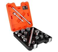 Bahco SLX17 Socket Set 17 Piece | 3/4in Drive Heavy Duty Kit