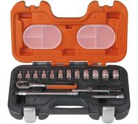 Bahco S160 Socket Set Of 16 Metric 1/4In Drive BAHS160