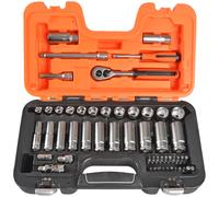 S330L Socket Set of 53 Metric 3/8in Deep Drive + 1/4in Accessories