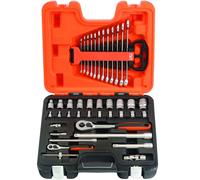 Bahco Socket & Spanner Set of 41 Metric 1/4in & 1/2in Drive