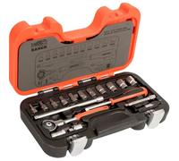 Bahco SW65 Swivel Socket Set of 65 Metric 1/4in Drive